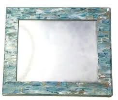 Seaglass Inspired Beach Mirror Mosaic