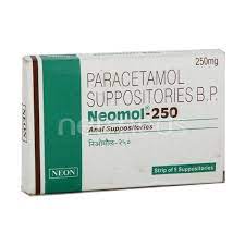 neomol 250mg suppository 5 s