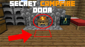 minecraft 1 14 secret campfire trap