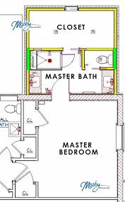 master suite with a bathroom addition