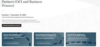 free certification for oracle partners