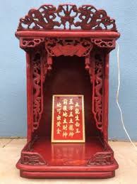chinese offering altar cabinet shrine