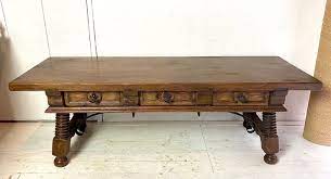 Antique Spanish Coffee Table With