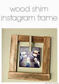 Wood Shim Instagram Frame