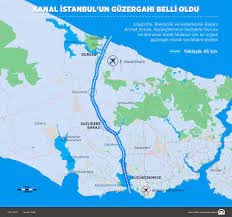 Kanal İstanbul güzergahı! Kanal İstanbul nereden geçiyor işte o ilçeler -  Internet Haber
