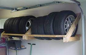 Simple Diy Tire Shelf Garage