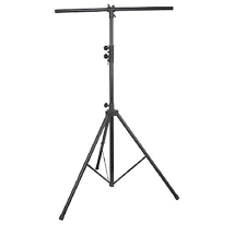 Monoprice Lighting Stand Black With 4 Ft Wide T Bars 77 1 Lbs Maximum Stage Right Series Target