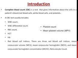 However, the cbc test cost is usually not too exorbitant and is easily affordable. Complete Blood Count Cbc Ppt Download