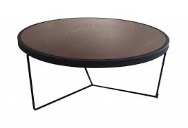 C92 1 Brown Wood Round 60cm Coffee Table
