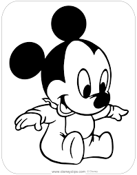 These alphabet coloring sheets will help little ones identify uppercase and lowercase versions of each letter. Disney Babies Coloring Pages Disneyclips Com