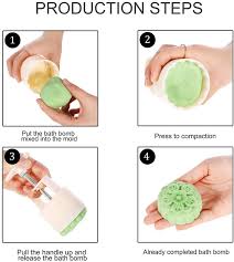 Our bath bomb recipe makes bombs that fizz, color the water, and spin! Kinake 14 Pieces Bath Bomb Mold Kit Includes 2 Pieces Bath Bombs Press With 12 Pieces Stamps For Making Diy Bath Bombs Tools Soap Making Arts Crafts Sewing Rayvoltbike Com