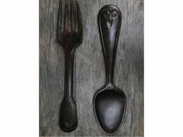 Kitchen Wall Decor Fork And Spoon