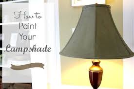 How To Paint A Lampshade The Creek