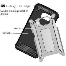Mobigear Outdoor - Cover posteriore in Plastica rinforzata per Samsung  Galaxy S6 Edge - Argento 538231 - coverdirect.it