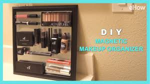 diy magnetic makeup organizer ehow