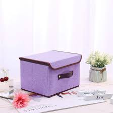 Feature two side handles to make transport easy. Storage Toy Boxes Cubes Organizer For Clothes Home Office Closet Bedroom Gray Uxcell Linen Fabric Foldable Storage Bins Container With Lid And Faux Leather Handles Large Home Kitchen Storage Organization