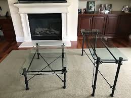 Buy ethan allen's rectangular heron coffee table or browse other products in coffee tables. Ethan Allen Wrought Iron Glass Top Coffee And Console Tables 325 00 Picclick
