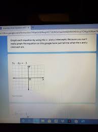 Solved Graphing Linear Equations And S