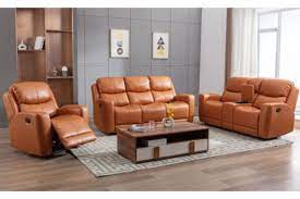 Air Leather Reclining Sofa Range