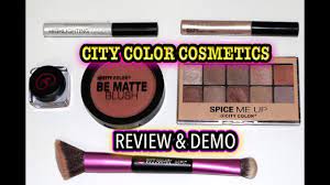 city color cosmetics review demo