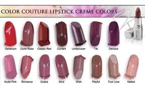 Fashion Fair Lipstick Color Chart Color Couture Lipstick