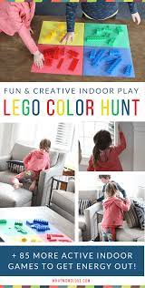Here's an indoor activity that's perfect for your younger kids: 87 Energy Busting Indoor Games Activities For Kids Because Cabin Fever Is No Joke