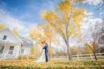 Wedding at Raccoon Creek Golf Course with Yellow Fall Colors