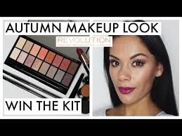 autumn makeup tutorial win the kit