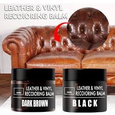 Brown Leather Recoloring Balm Leather