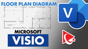 floor plan diagram in visio you