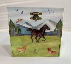 horse jewelry box in collectible