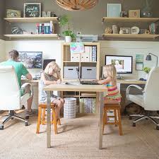 An affordable homework desk for kids and teens like those here, are a good idea for providing a reliable place to study away from the bustle of life. 20 Homework Station Ideas For Kids And Teens