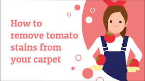 remove tomato stains from your carpet