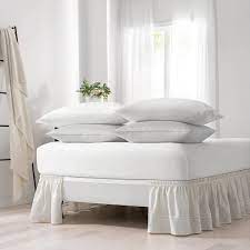 Baratta Ivory Solid Twin Bed Skirt