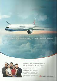 china airlines of taiwan b777 promo