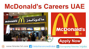 apply for mcdonald s jobs in dubai uae