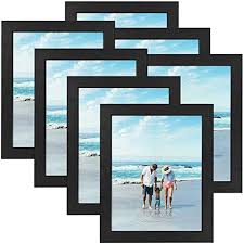 Picture Frames 8 By 10 7 Pack Black