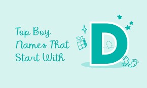 top baby boy names that start with d