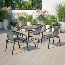 Outdoor Chairs Set Of 4 Table Furniture