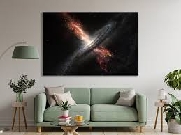 Space Canvas Galaxy Decor Space Wall