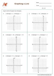 Graphing Lines Math Fun Worksheets