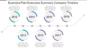 top 5 business plan timeline template