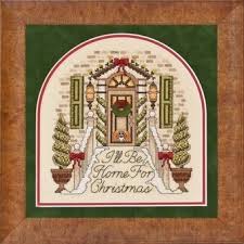 Ill Be Home For Christmas Cross Stitch Chart