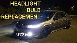 How To Replace Acura Tl Headlight Bulb Tutorial Easy