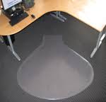designer chair mats are arc oval
