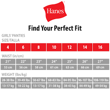 Hanes Girls Assorted No Ride Up Comfortsoft Cotton Briefs 9 Pack