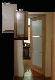 Modern Interior Glass Doors Frosted