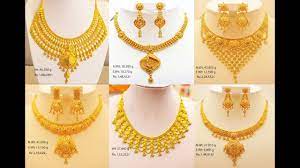 latest gold jewellery designs with