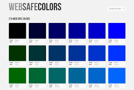 Web Safe Colors Reference Guide For Web Designers Web