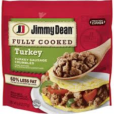 jimmy dean sausage crumbles turkey 9 6